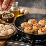 How to Season Scallops for a Golden Sear