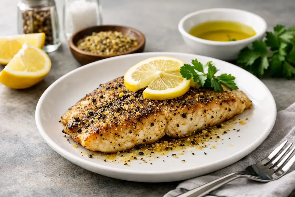 Lemon Pepper Seasoning for Fish That Sings