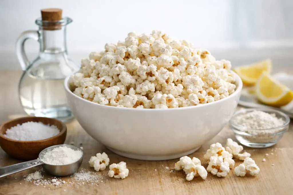 Salt and Vinegar Popcorn Seasoning That Sticks