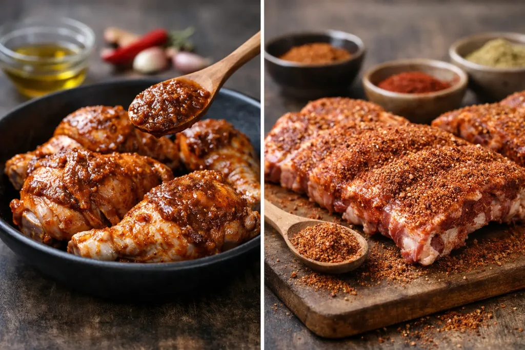 Seasoning Paste Versus Dry Rub: Which Wins?